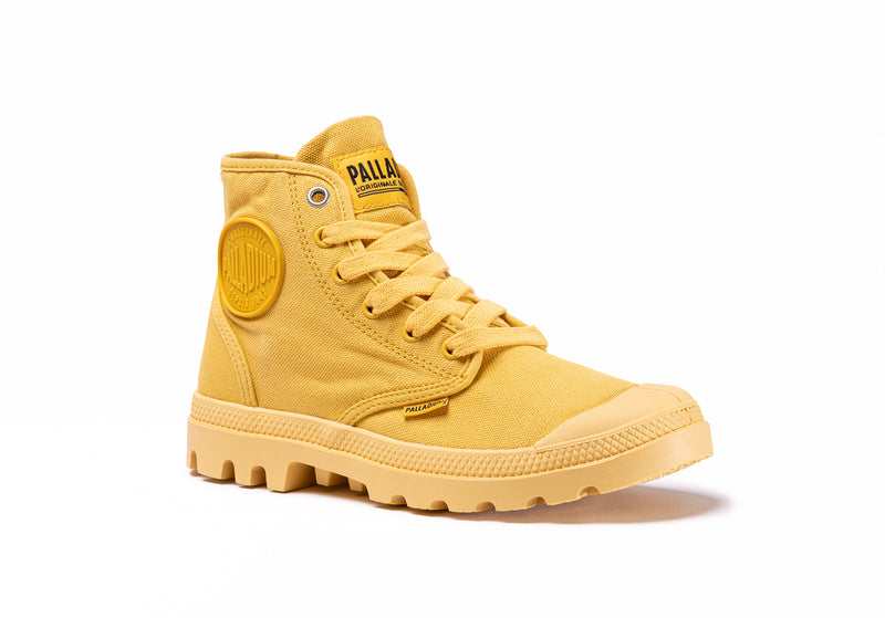 Kids' Palladium Pampa Hi V Boots Yellow | UAE  KZXMY0497