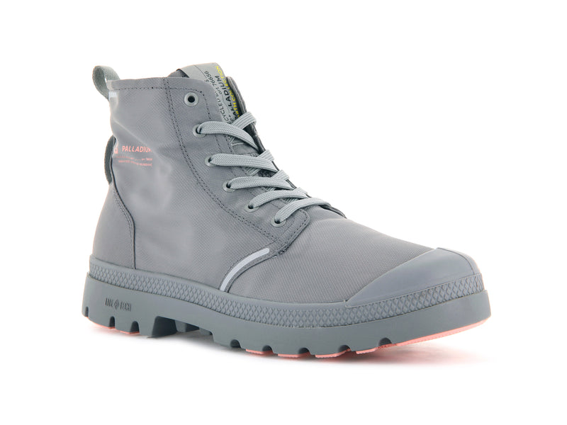 Kids\' Palladium Pampa Lite+ Recycle Wp+ Boots Grey | UAE  OCULN3285