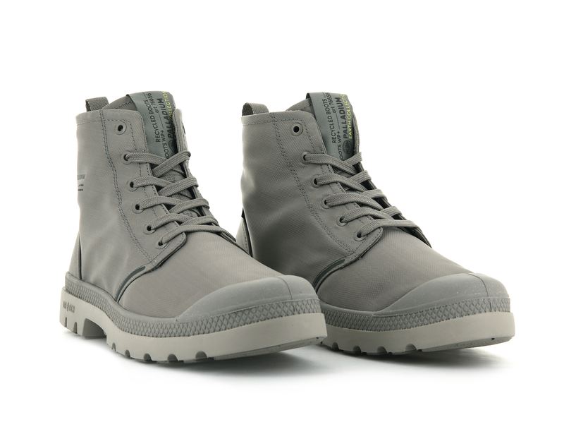 Kids' Palladium Pampa Lite+ Recycle Wp+ Boots Grey | UAE  SQADV4086