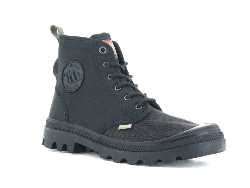 Kids' Palladium Pampa Shade 75th Boots Black | UAE  RIKZQ1367