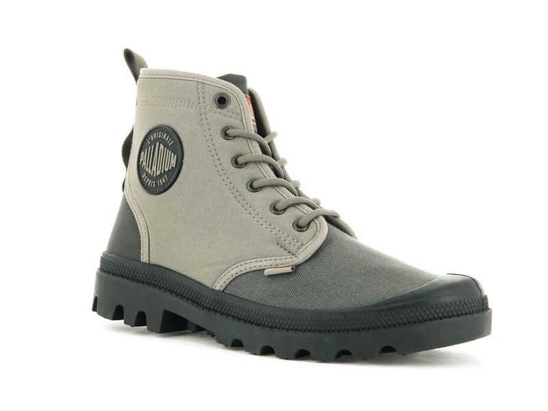 Kids' Palladium Pampa Shade 75th Boots Olive | UAE  EWCJZ9605