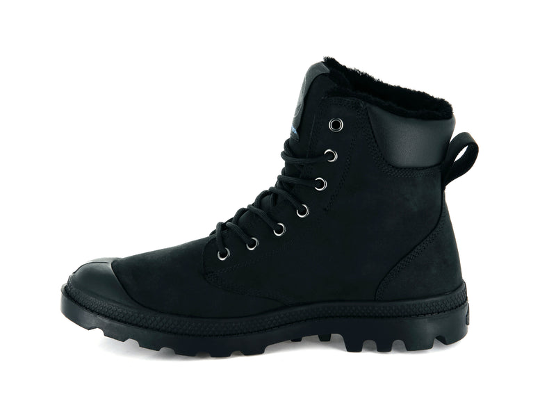 Kids' Palladium Pampa Sport Cuff Wps Boots Black | UAE  PMEAO6803