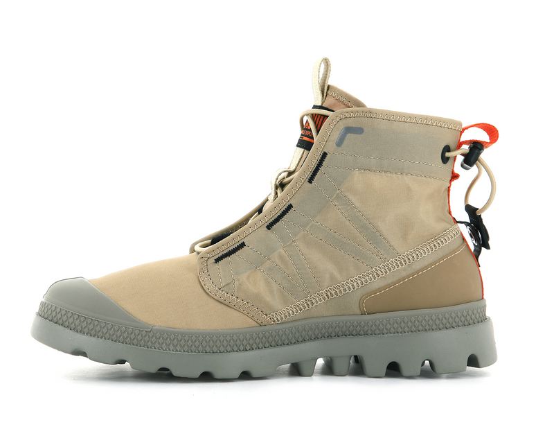 Kids' Palladium Pampa Travel Lite Boots Beige | UAE  VENTA1053