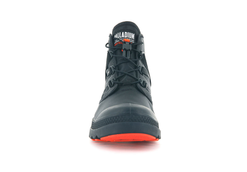 Kids' Palladium Pampa Travel Lite+ Waterproof Boots Black | UAE  RPSKC1035