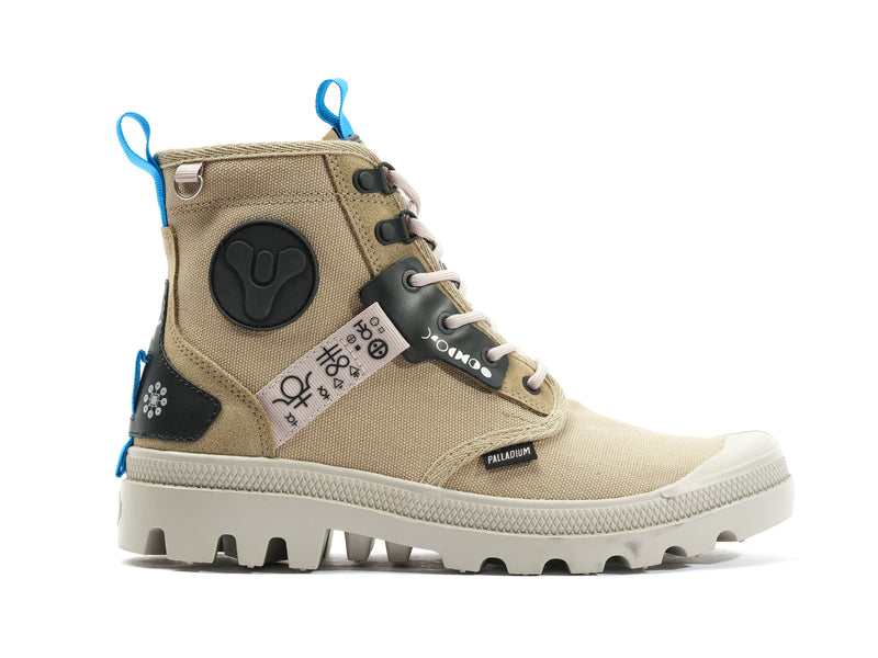 Kids\' Palladium Pampa Witch Queen X Destiny Boots Beige | UAE  CYREN0192