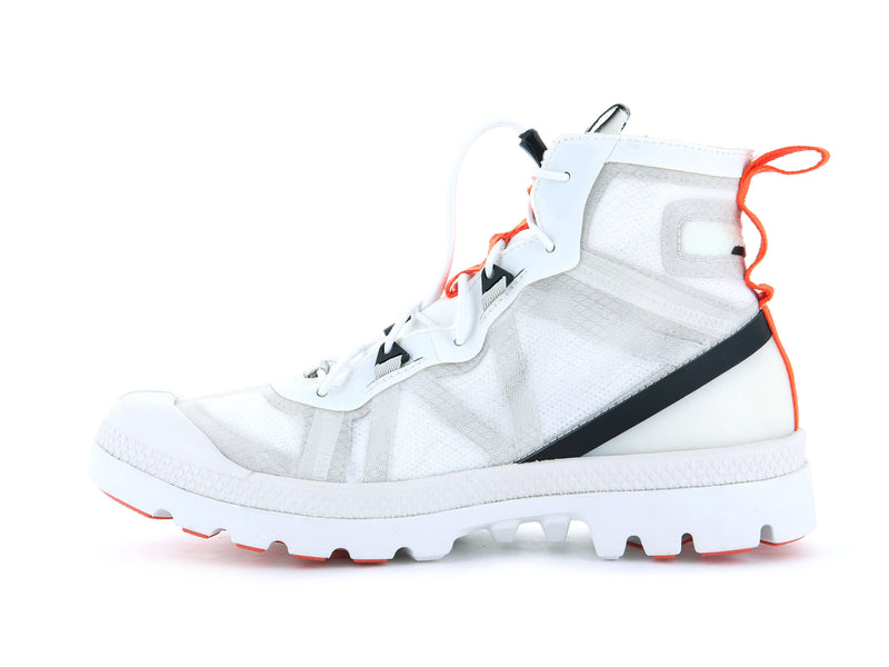 Kids' Palladium Travel Lite+ Adventure Boots White | UAE  VCJWI1297