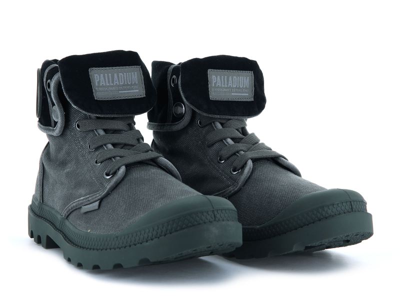 Men's Palladium Baggy Boots Black | UAE  UYGQV5832