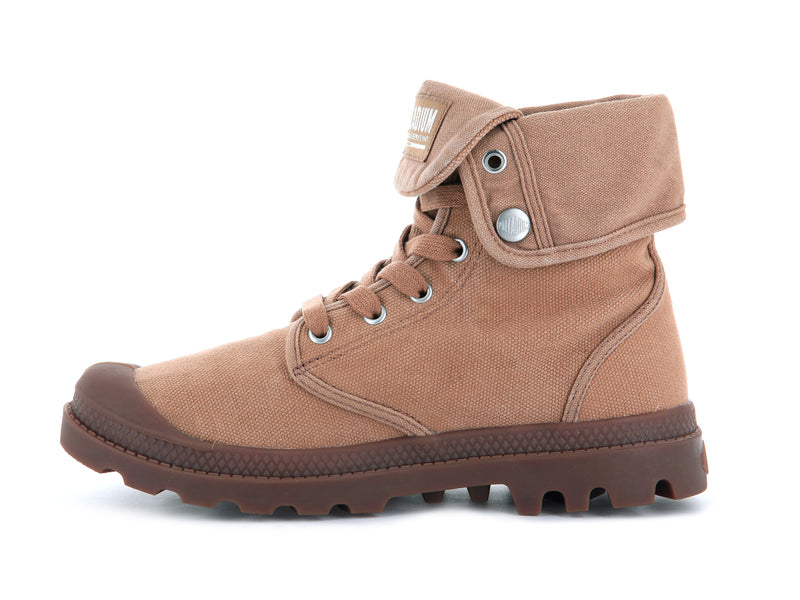 Men's Palladium Baggy Boots Brown | UAE  UHWOM7389