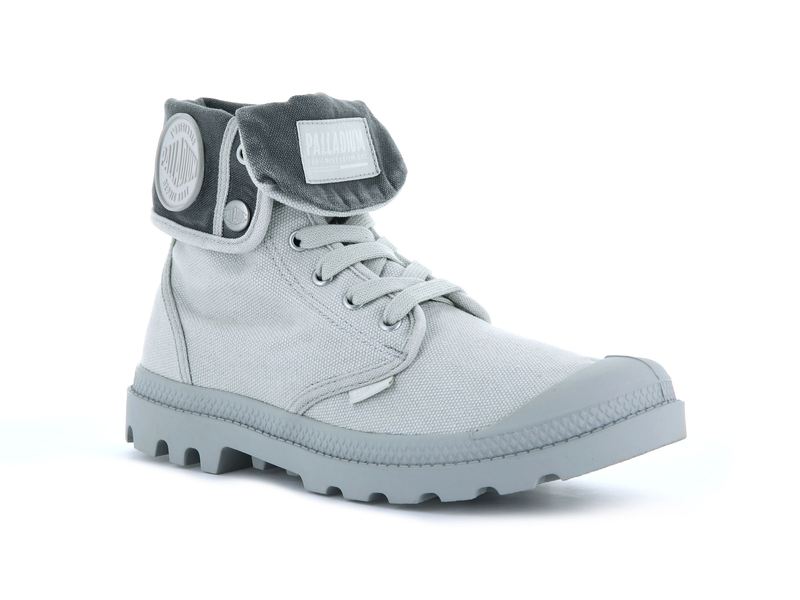 Men's Palladium Baggy Boots Grey | UAE  CUEHJ1496