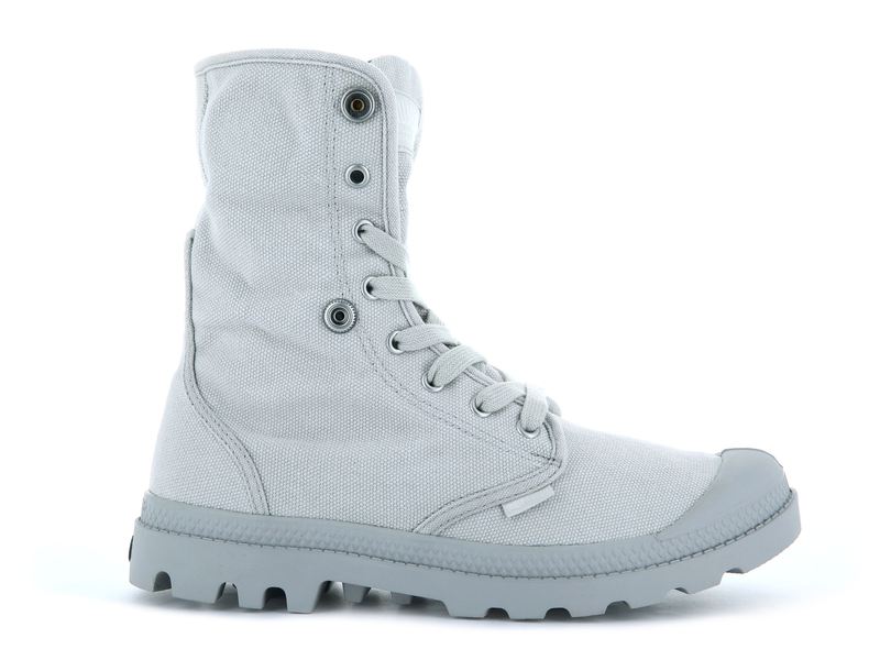 Men's Palladium Baggy Boots Grey | UAE  CUEHJ1496