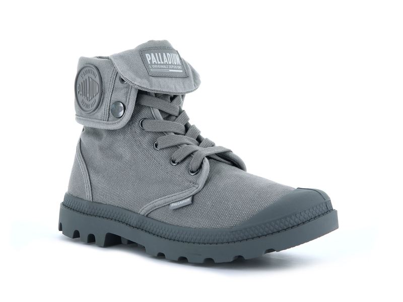 Men's Palladium Baggy Boots Titanium | UAE  QAFXC1384