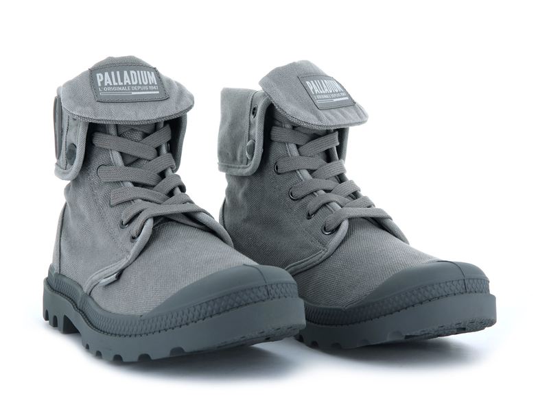 Men's Palladium Baggy Boots Titanium | UAE  QAFXC1384