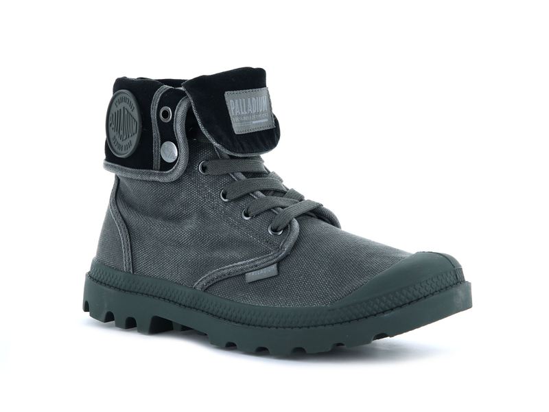 Men's Palladium Baggy High Tops Black | UAE  JOMDE0724