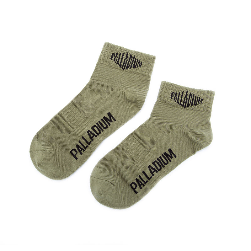 Men's Palladium Basic Lo Pack Socks Olive/Black/White | UAE  EFRWA3698