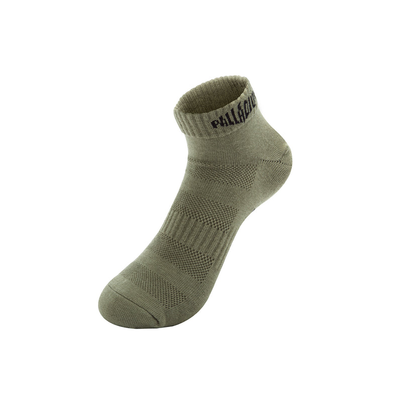 Men's Palladium Basic Lo Pack Socks Olive/Black/White | UAE  EFRWA3698