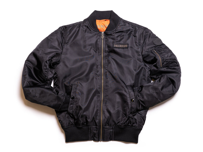 Men's Palladium City Flight Jackets Black | UAE  HILMO3105