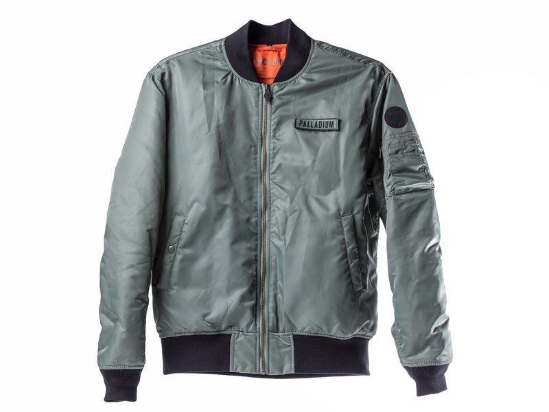 Men\'s Palladium City Flight Jackets Green | UAE  NISRF8257