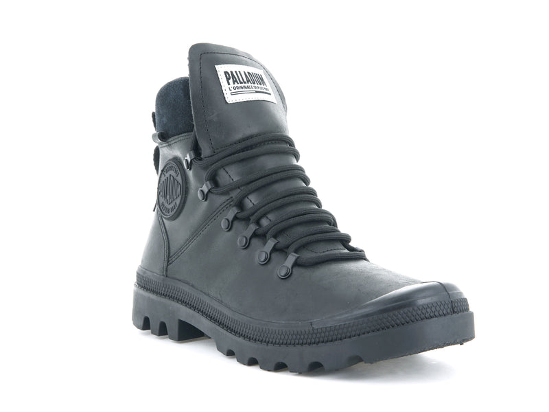 Men's Palladium Legion Hiker Boots Black | UAE  ZJWGT9736