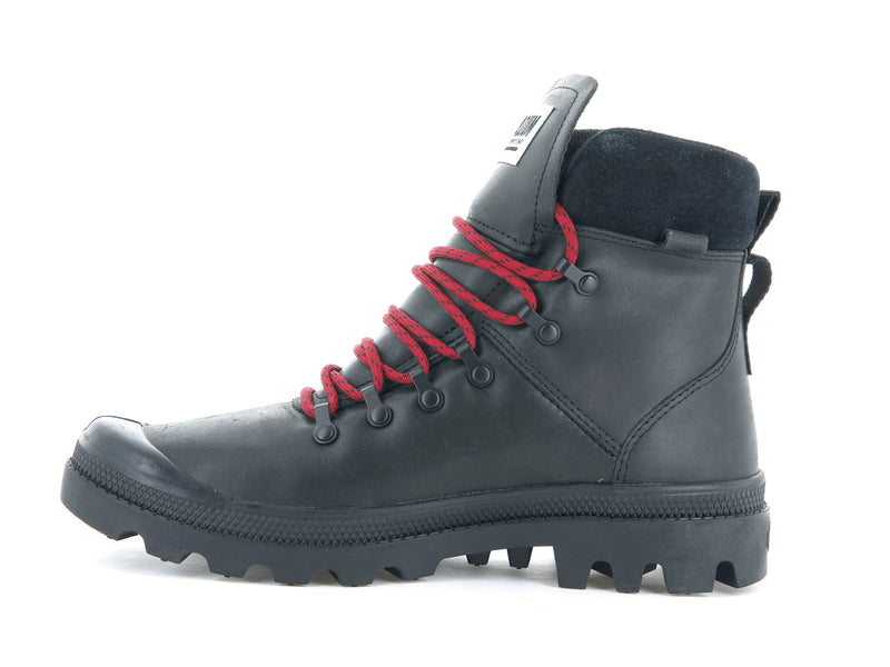 Men's Palladium Legion Hiker Boots Black | UAE  ZJWGT9736