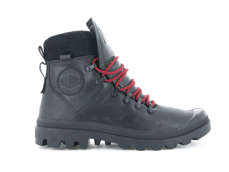 Men\'s Palladium Legion Hiker Boots Black | UAE  ZJWGT9736