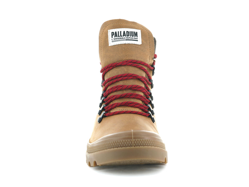 Men's Palladium Legion Hiker Boots Brown | UAE  WPTNC3895