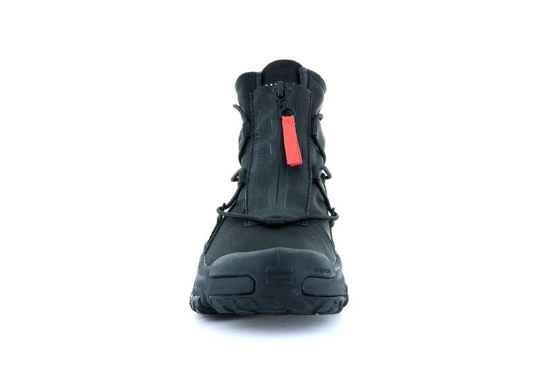 Men's Palladium Off-Grid Hi Zip Waterproof + Low Tops Black | UAE  UZSJG9654