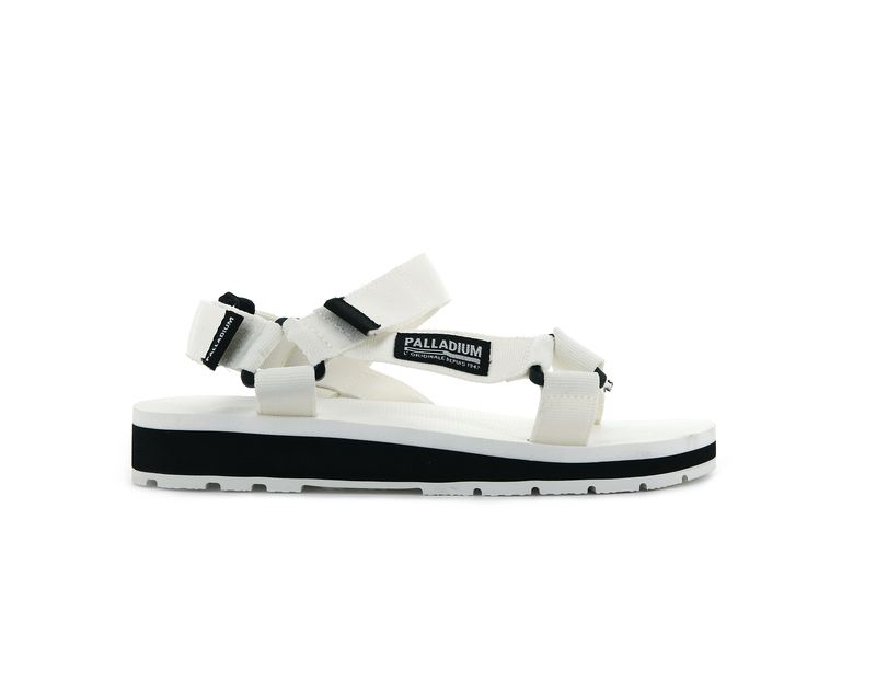 Men\'s Palladium Outdoorsy Urbanity Sandals White | UAE  NIQDC6149