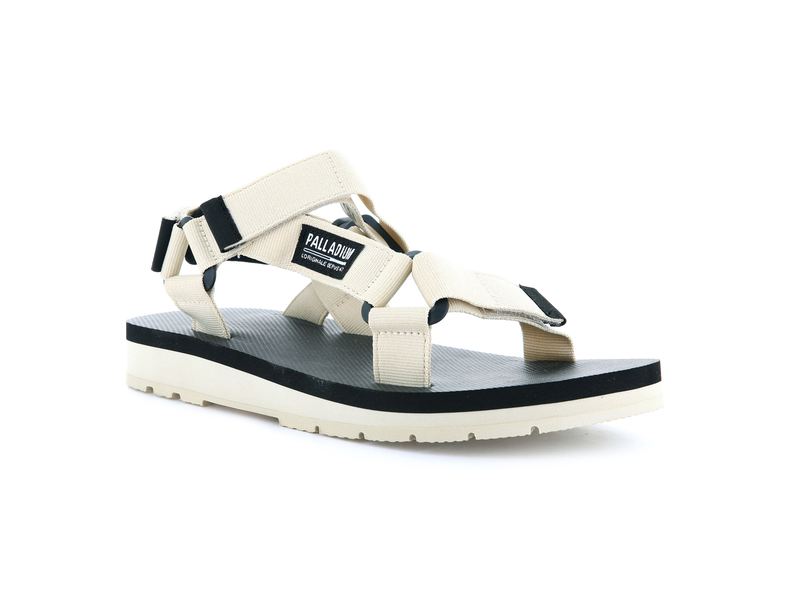 Men's Palladium Outdoorsy Urbanity Sandals White | UAE  OXATF8453