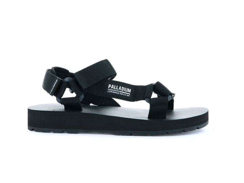 Men\'s Palladium Outdoorsy Urbanity Sandals Black | UAE  SPQLW6317