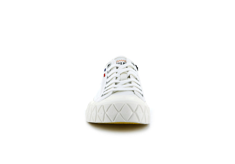 Men's Palladium Palla Ace Canvas Low Tops White | UAE  WUDXP6173