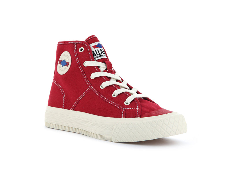 Men's Palladium Palla Louvel High Tops Red | UAE  KCQRP4289