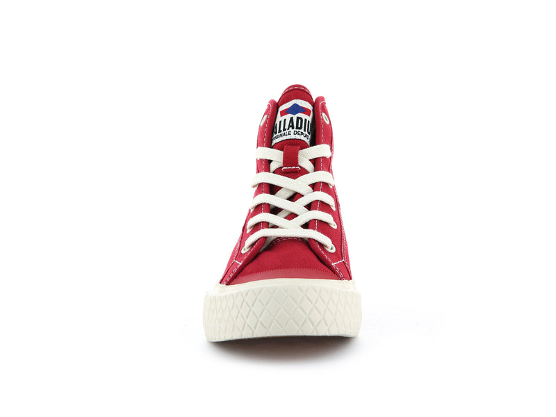 Men's Palladium Palla Louvel High Tops Red | UAE  KCQRP4289