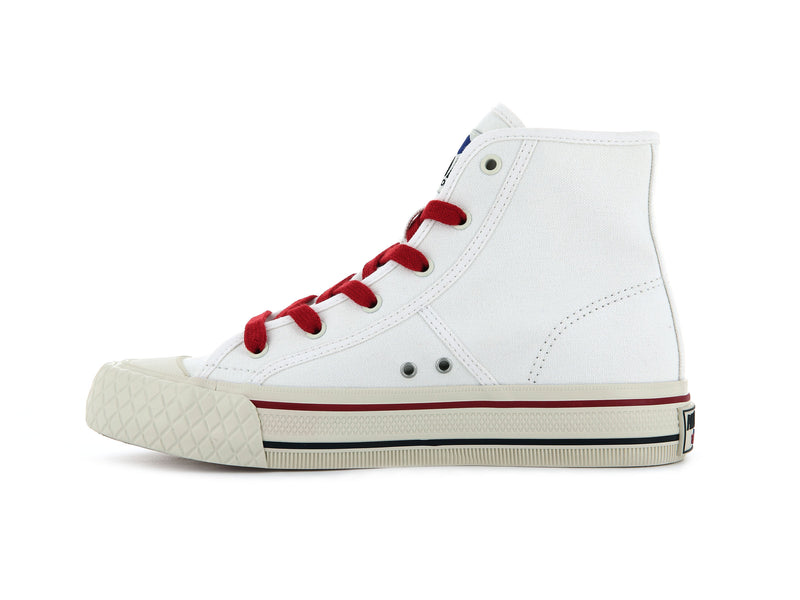 Men's Palladium Palla Louvel High Tops White | UAE  OGIQF4023