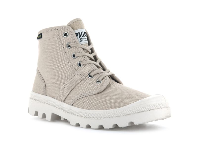 Men's Palladium Pallabrousse Boots Beige | UAE  MDGLA1237