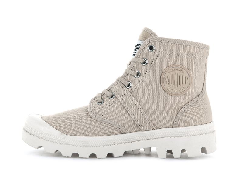 Men's Palladium Pallabrousse Boots Beige | UAE  MDGLA1237