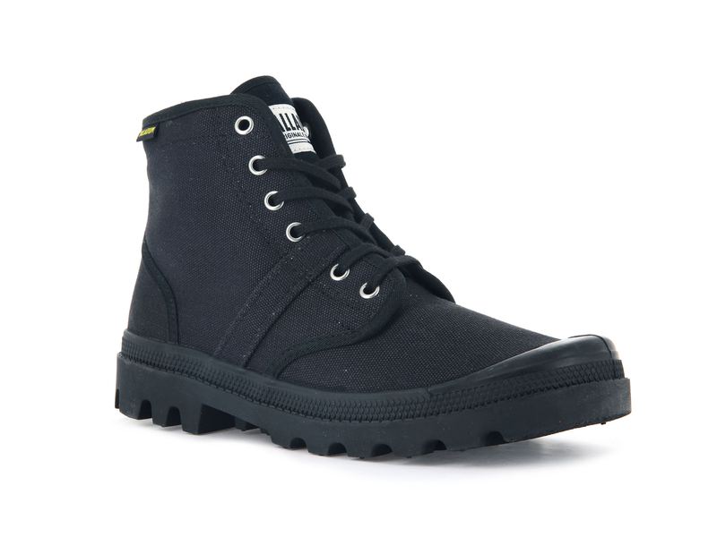 Men's Palladium Pallabrousse Boots Black | UAE  OTJNM5314