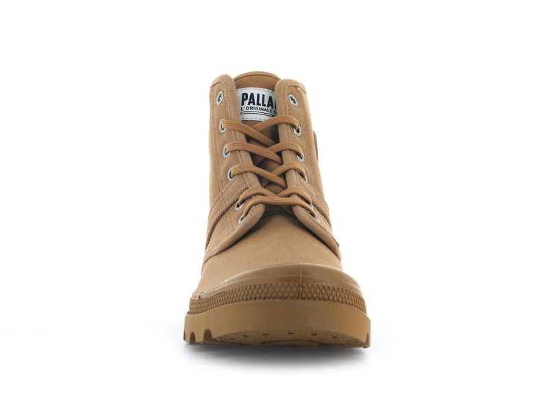 Men's Palladium Pallabrousse Boots Brown | UAE  NSKEL2378