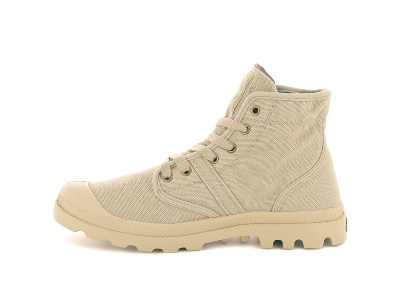 Men's Palladium Pallabrousse Boots Khaki | UAE  DVPXZ3826