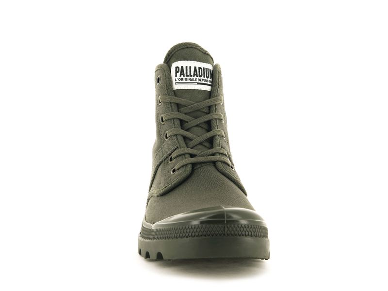 Men's Palladium Pallabrousse Boots Olive | UAE  EAGYF9083