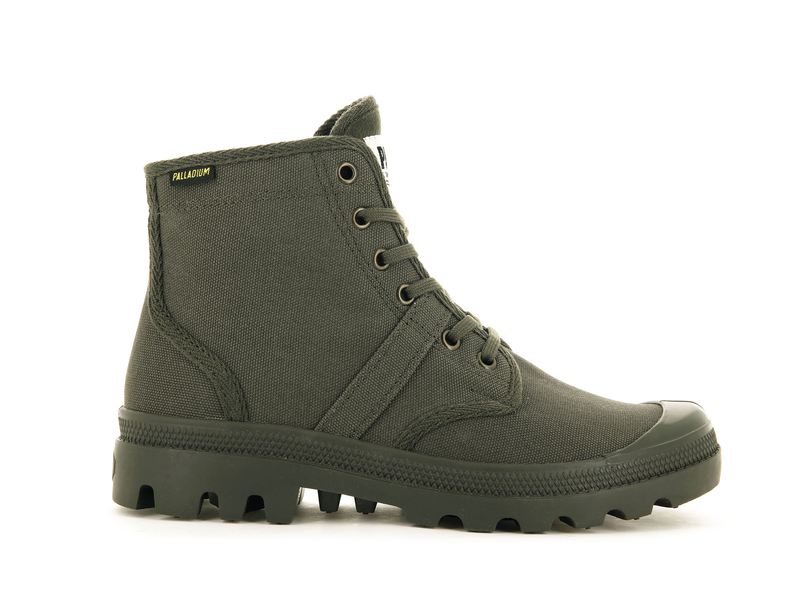 Men\'s Palladium Pallabrousse Boots Olive | UAE  EAGYF9083