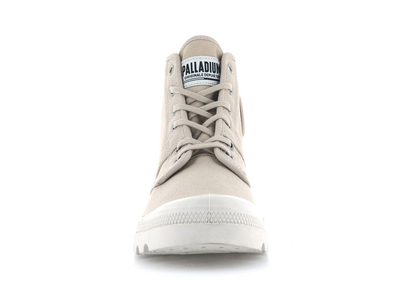 Men's Palladium Pallabrousse High Tops Beige | UAE  ZVNTJ7834