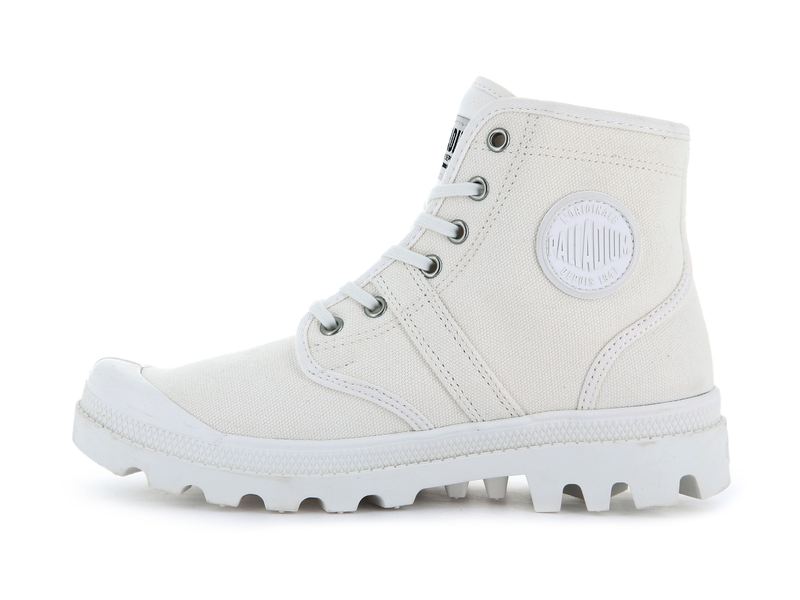 Men's Palladium Pallabrousse High Tops White | UAE  GLAZR9543