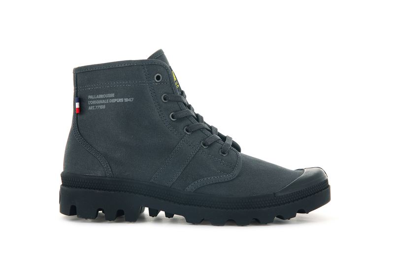 Men\'s Palladium Pallabrousse Legion Wax Boots Black | UAE  CFGWR0297