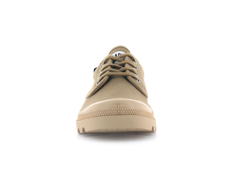 Men's Palladium Pallabrousse Oxford Low Tops Olive | UAE  EJAYU3871