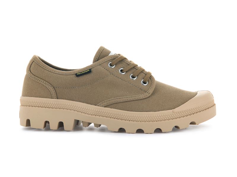 Men\'s Palladium Pallabrousse Oxford Low Tops Olive | UAE  EJAYU3871