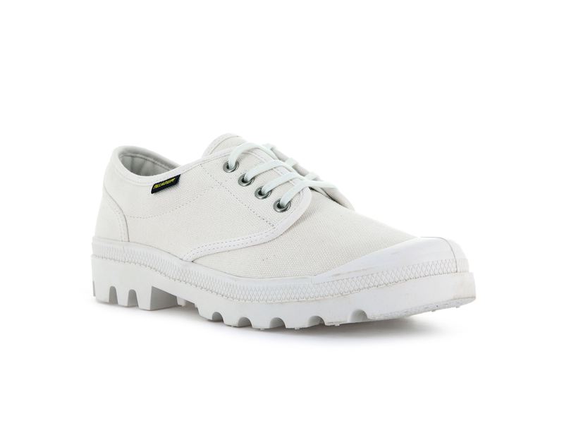 Men's Palladium Pallabrousse Oxford Low Tops White | UAE  HKSCL4071