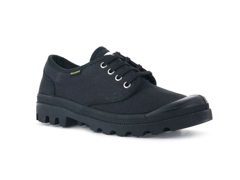 Men's Palladium Pallabrousse Oxford Low Tops Black | UAE  RDHQO0869