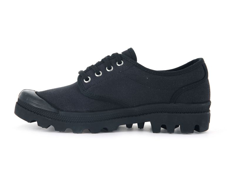 Men's Palladium Pallabrousse Oxford Low Tops Black | UAE  RDHQO0869