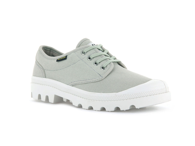 Men's Palladium Pallabrousse Oxford Low Tops Grey | UAE  TAVNB0128