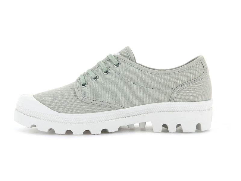 Men's Palladium Pallabrousse Oxford Low Tops Grey | UAE  TAVNB0128